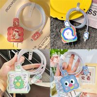 Cute Cartoon USB Cable Cover Charger Protection Case for Apple iPhone 18W/20W Charging Cable Protector Data Wire Winder Shell