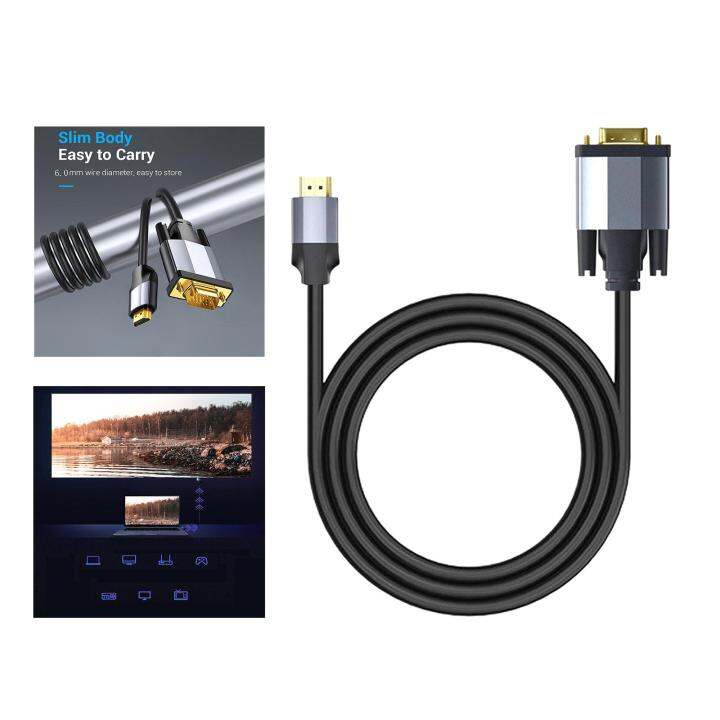 Lovely Homes HDMI to VGA Cable Plug and Play for Desktops TV Boxes for Set Top Boxes Lazada PH