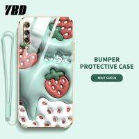 YBD เคส Huawei Y9S เคสสำหรับหัวเหว่ย3D การมองเห็นภาพการ์ตูนน่ารักคู่รักเคสนิ่มกรณีโทรศัพท์รูปแบบการ์ตูน