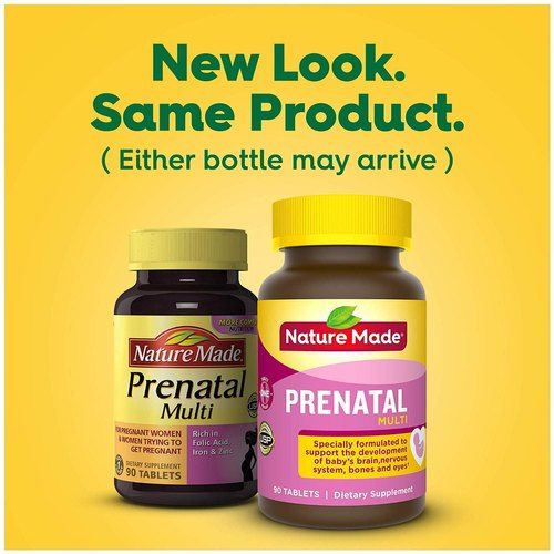 วิตามินเตรียมตัวตั้งครรภ์-multi-prenatal-90-tablets-usp-verified-nature-made-วิตามินสำหรับหญิงตั้งครรภ์และให้นมลูกที่แพทย์แนะนำ