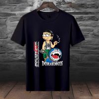 fashion Premium Cotton COOL Doraemon Viral lelaki 100% Cotton Men T shirt Baju Tshirt Lelaki Baju Wanita tee เสื้อยืดคอกลม