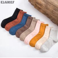 5 Pairs Spring Womens Socks Harajuku Solid Thin Candy Color Colorful Bamboo Fiber Socks Comfort Ladies Female Sock Meias Women Socks