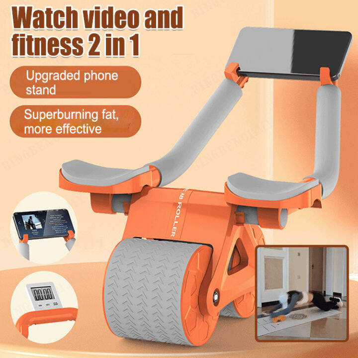 ganze011 New Automatic Rebound Elbow Support Abdominal Wheel Elbow