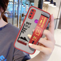 UCUC เคสโทรศัพท์เคสสำหรับ Infinix Hot 9 Play X680CaseชายกันกระแทกFrosted Air Ticketกรณีเคสใส่โทรศัพท์Soft Edge Fullฝาครอบเลนส์ป้องกันเลนส์Ultra Thin (สายรัดข้อมือ) เคสโทรศัพท์