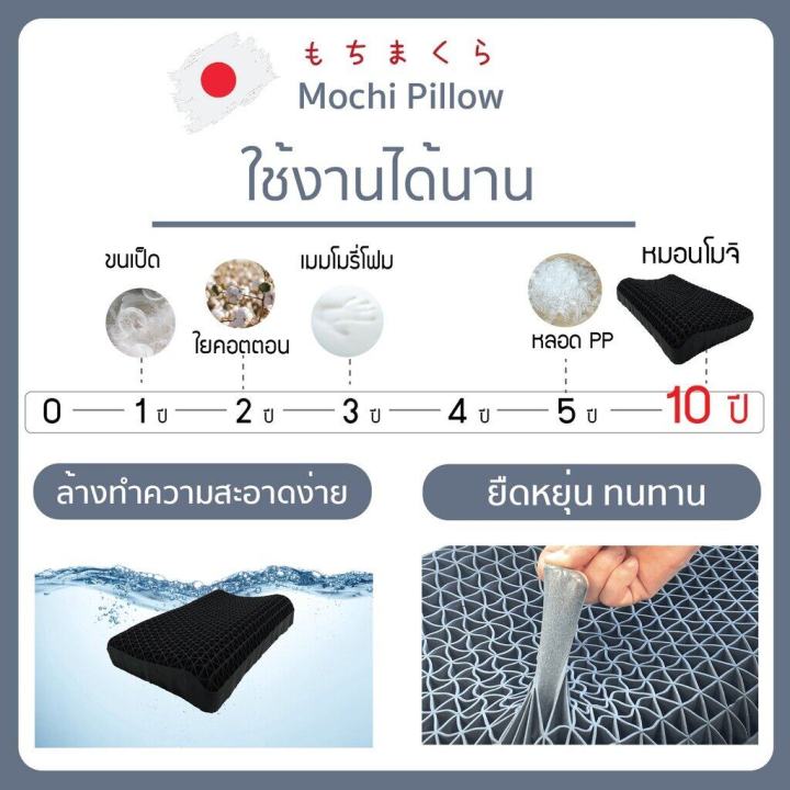 h-amp-a-ขายดี-หมอนญี่ปุ่น-หมอนสุขภาพ-mochi-pillow-หมอน-โมจิ-หมอนหนุนสุขภาพ-นวัตกรรมญี่ปุ่นนุ่มคืนตัว-ลดปวดคอ-ปวดไหล่-b-pillow-mochi