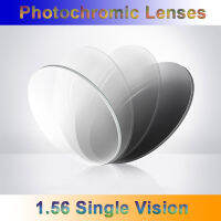 1.56 Light-Sensitive Photochromic Single Vision Optical Prescription Lenses Fast and Deep Gray and Brown Color Changing Effect