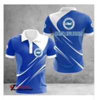 NEW Brighton &amp; Hove Albion F.C 3D polo shirt -(online contact for free customization) - NO.854JHU