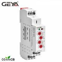 Gratis Ongkir GEYA รีเลย์วงจรจับเวลาแบบไม่สมมาตร GRT8-S SPDT 220V 16A Ac/ DC12V-240V รีเลย์ซ้ำแบบอิเล็กทรอนิกส์