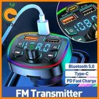 KV3P แฮนด์ฟรีมอดูเลเตอร์เครื่องรับสัญญาณเสียงไร้สายบลูทูธ FM เครื่องเล่น MP3อะแดปเตอร์ที่ชาร์จความเร็วสูงที่ชาร์จแบตในรถ USB คู่