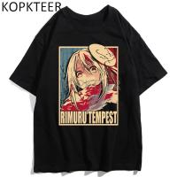 ขาย! ! !เสื้อยืดลําลอง แขนสั้น พิมพ์ลายการ์ตูนอนิเมะ Rimuru Tempest Tensei Shitara Slime Datta Ken สไตล์ฮาราจูกุ แฟชั่นฤดูร้อน สําหรับผู้ชาย