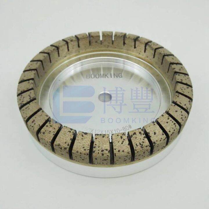 diammeter-150-175-mm-หินเจียล้อเต็มเศษเพชรสำหรับเครื่องทำแก้วคู่แบบเส้นตรง