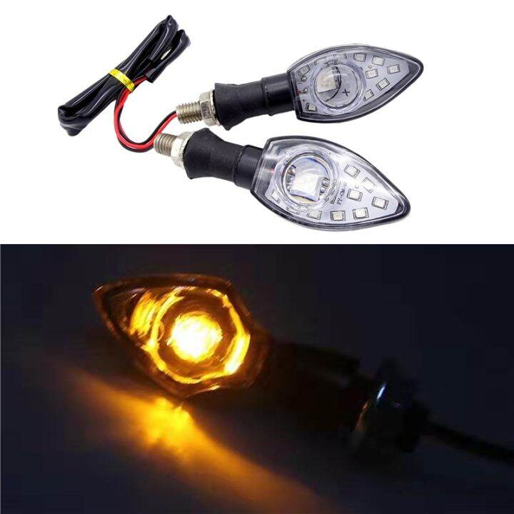 อุปกรณ์สัญญาณไฟไฟเลี้ยว-led-ด้านหน้า-หลังรถจักรยานยนต์1คู่สำหรับ-yamaha-yzf-r1-r6-fz1-fz6-xj6มอเตอร์ไซค์1คู่