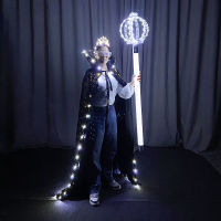 Spot parcel postLED White Light Diamond Truncheon Flower Field Luminous Cane Bar K Magic Wand Luminous Sequins Cloak Robe Crown