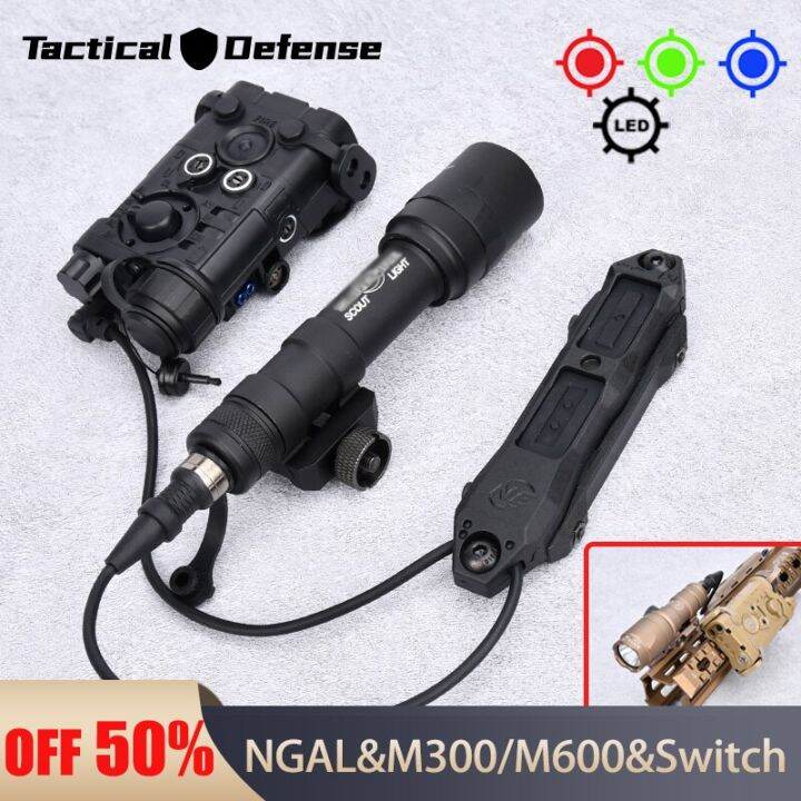 Laser Tactique NGAL Rouge/vert/bleu Pour Airsoft - Avec Lampe Stroboscope, Montage Picatinny, Sans IR