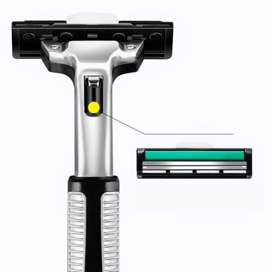 Bộ dao cạo râu lưỡi kép 38 món cho nam giới trọn bộ gồm 1 thân dao - ảnh sản phẩm 5