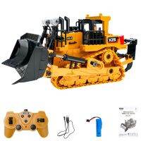 สินค้าขายดี1:24 9CH RC Bulldozer พร้อมรถบรรทุกวิศวกรรมไฟฟ้าขนาดเล็กรถขุดหนัก