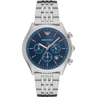 นาฬิกาข้อมือผู้ชาย EMPORIO ARMANI Chronograph Blue Dial Mens Watch AR1974