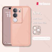 NIWINEE เคสโทรศัพท์โปร่งใสป้องกันกล้องสำหรับ VIVO V29 5G /Vivo S17 Pro 5G เคสกันกระแทกมือถือฝาหลังแบบใสนุ่ม