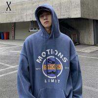 YIPINYOUYOU丨Hooded Sweater Plus เสื้อโค้ทหลวมแฟชั่นย้อนยุคอเมริกัน