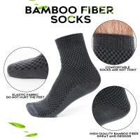 High Quality Men Bamboo Fiber Socks,Casual Business Antibacterial Socks,Comfortable Breathable Sock