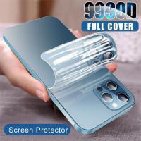 9999D Back Hydrogel Film For iPhone 13 12 Pro Max Screen Protector For iPhone 6 6S 7 8 Plus 11 Pro X XS Max XR SE Film Not Glass