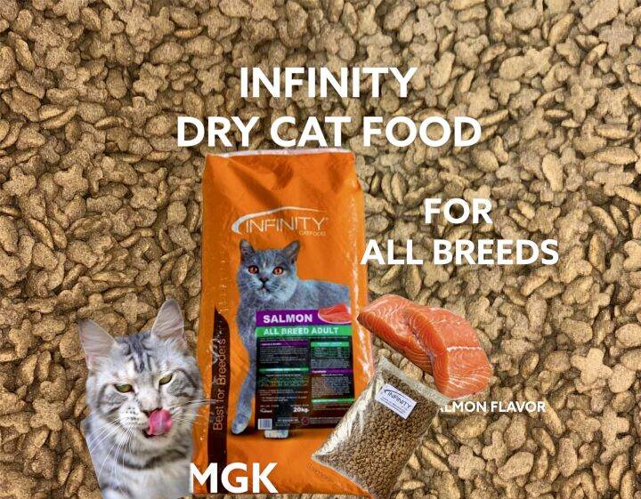 INFINITY DRY CAT FOOD PET ESSENTIALS SALMON FLAVOR KIDNEY CARE LESS