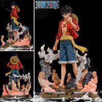 One-Piece Figure Model Monkey D Luffy Rubber Man 36 cm