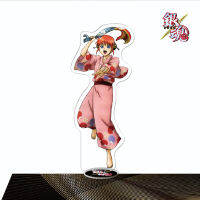 Anime Gintama Figure Funny Sakata Gintoki Action Figures Acrylic Stand Model Toy Desk Decoration Anime Lovers Xmas Birthday Gift