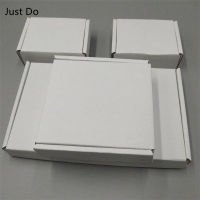 18*10*3cm 50pcs Self Sealed Shipping Box White Corrugated Shipping Carton White Mailer Box