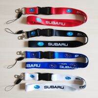 Subaru สายคล้องคอ Lanyard ที่ถอดออกได้รถโลโก้ ID Work Card โทรศัพท์มือถือ Hang Rope