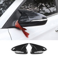 2Pcs Auto ABS Exterior Horn Shape Rearview Mirror Cover Trim Sticker Decoration For Hyundai Elantra AD 2015- Car Accessories