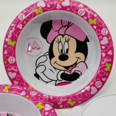 Cartoon 7-inch Childrens Dinner Plate Heat-resistant and Fall-resistant Childrens Complementary Food Bowl
