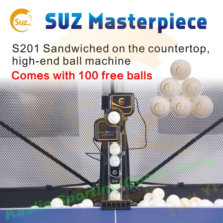 SUZS201 table tennis robot, automatic table tennis ball machine