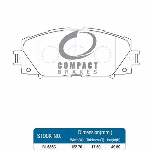 compact-breaks-ผ้าเบรคหน้า-toyota-yaris-ยาริส-1-5j-e-g-ปี-2006-2012-vios-วีออส-1-5j-e-g-ปี-2008-2011-dcc-686