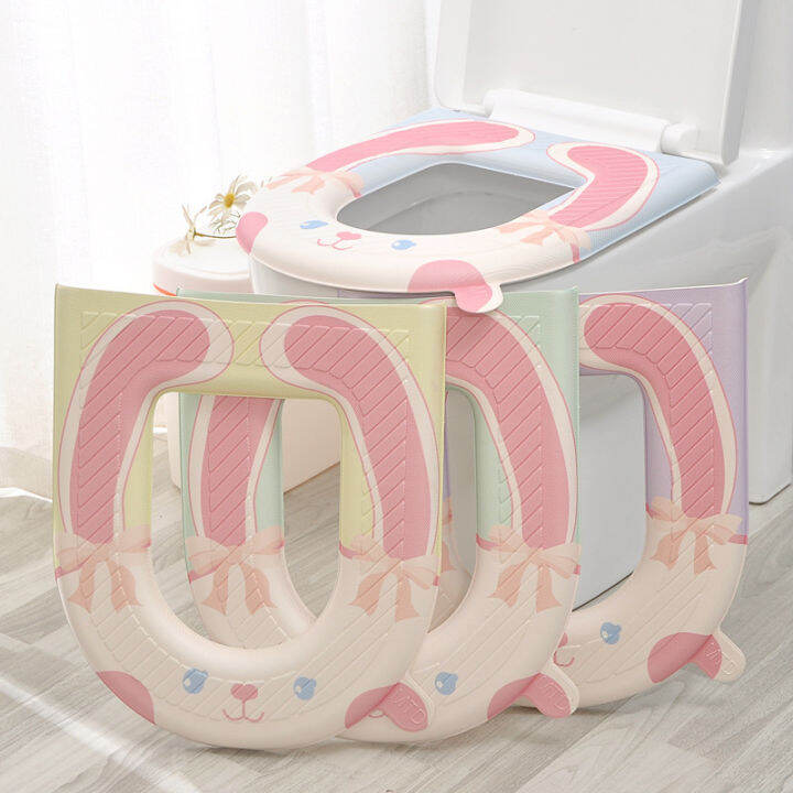 ciuciu Cartoon cute toilet seat Sticky toilet seat cover waterproof