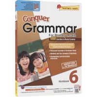 SAP conquer Grammar Workbook 6 sixth grade English Grammar Workbook online assessment conquer grammar series improved version 10-11 year old Singapore Primary School English grammar textbook