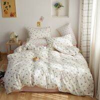 【8 Designs】Missdeer Floral Fitted Bedsheet 100 Cotton Flower Pattern Series Fitted Sheet Soft and Breathable