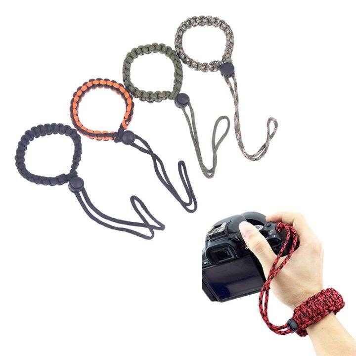 1pc-adjustable-strong-camera-adjustable-colorful-wrist-lanyard-strap-grip-weave-cord