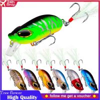 เหยื่อตกปลา Minnow 55mm 8g Mini Crankbaits ลอยเหยื่อ Hard ประดิษฐ์ Feather Hook Bass Fishing Tackle ปลาเทราท์ล่อ