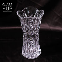 Vase 300 LZ -แจกันแก้ว แจกันแก้วทรงสูง แจกันใส แจกันแก้วแฟชั่น แจกันใส่ดอกไม้ แจกันมีลวดลาย