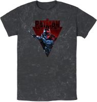 WARNER BROS Batman Bat Shaped Young Mens Short Sleeve Tee Shirt