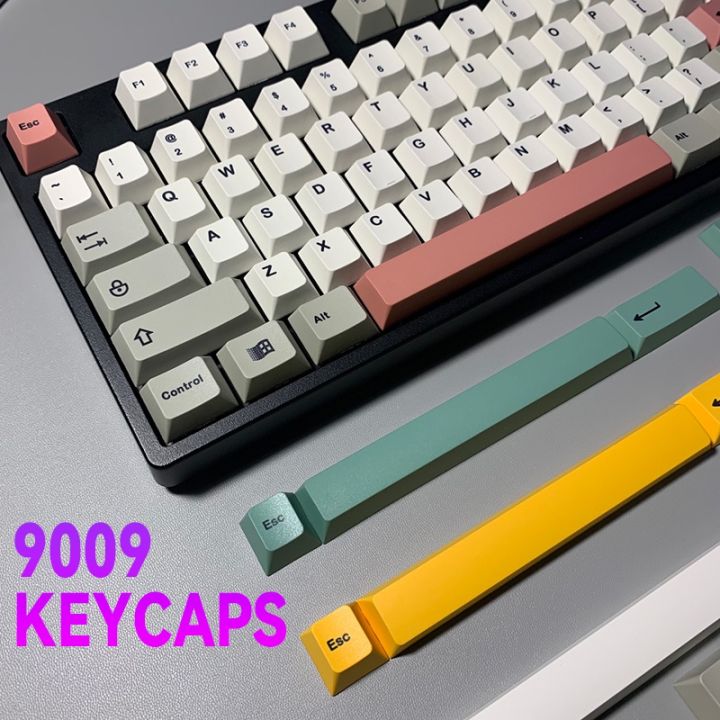 9009-keycaps-สไตล์วินเทจ-cherry-profile-xda-dye-sublimation-pbt-keycap-ผ้า-61-68-71-84-87-980-104-108