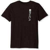 RVCA logo graphic cotton O-neck T-shirt for men