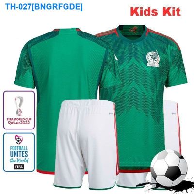 ❒☌❖ 2022 2023 Mexico Home Kids Kit Football Shirt World Cup Team Top quality Jersey with patch