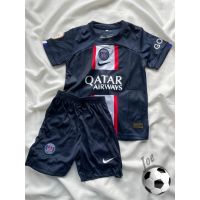 คุณภาพสูง ชุดบอลเด็ก PSG (Blue) เสื้อบอลและกางเกงบอลผู้ชาย ปี 2022-2023 ใหม่ล่าสุด