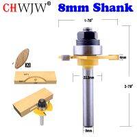 1pc 8mm Shank Biscuit #20 Slotting 5/32－x1/2－Joint Assembly Router Bit เครื่องมือตัดไม้เราเตอร์บิต－Chwjw 141828