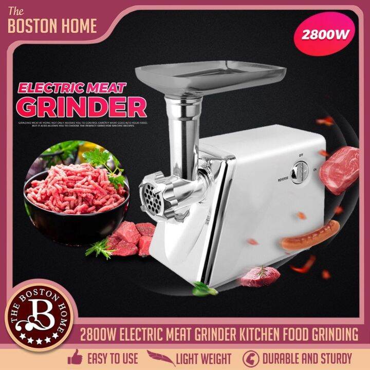 Boston home MGB-120 Electric Meat Grinder Sausage Maker Mincer 2800W ...