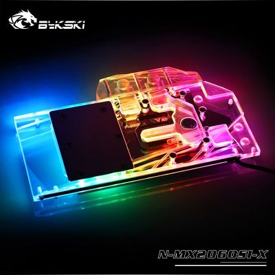 Bykski เต็มปก GPU บล็อกน้ำสำหรับ MAXSUN Geforce RTX 2060 SI 6กรัม V0 E-กีฬากราฟิกการ์ด,VGA น้ำหม้อน้ำ N-MX2060SI-X