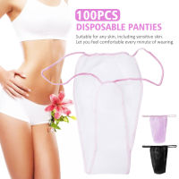 100pcs Portable Underwear T Disposable Panties Salon Non Woven Fabrics Soft Hygienic For Women Spa Breathable