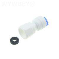 Reverse Osmosis 1/4 OD Hose Tube To Female Thread Plastic Pipe Fitting Quick Connector For RO Water Filter Gooseneck Faucet Tap